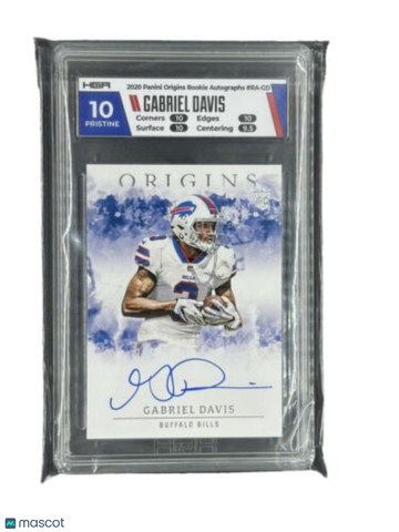 2020 Origins Gabriel Davis Rookie Auto HGA 10