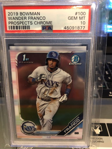 Wander Franco bowman chrome 