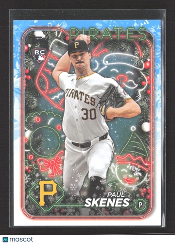 2024 Topps Holiday Paul Skenes #H165 RC