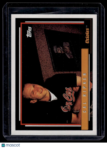 1992 Topps Cal Ripken #40b Gold Winnersprint code F*
