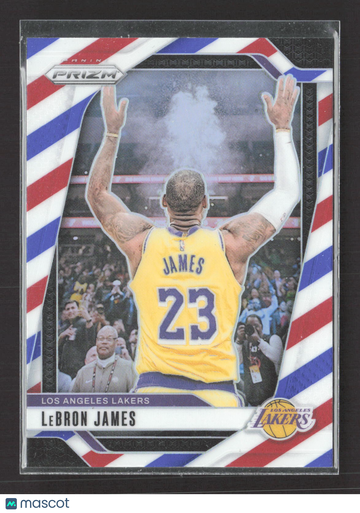 2024 Panini Prizm Basketball LeBron James #130 Red White Blue