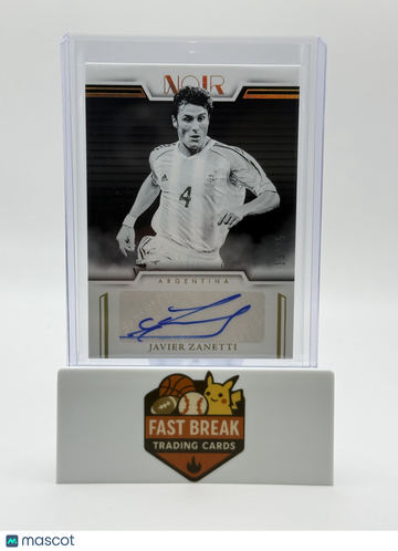 2025 Panini Noir Road to FIFA World Cup Javier Zanetti #AN-JZ /25
