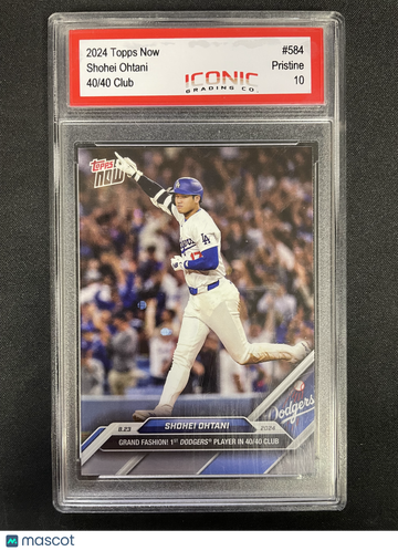 2024 Topps Now Shohei Ohtani #584 Iconic Grading Co 10