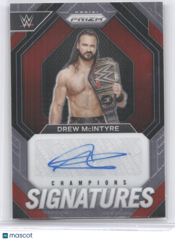 2024 Panini Prizm WWE Champions Signatures Drew McIntyre #CS-DMI