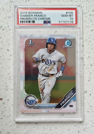 2019 Bowman Chrome Wander Franco Rookie RC PSA 10