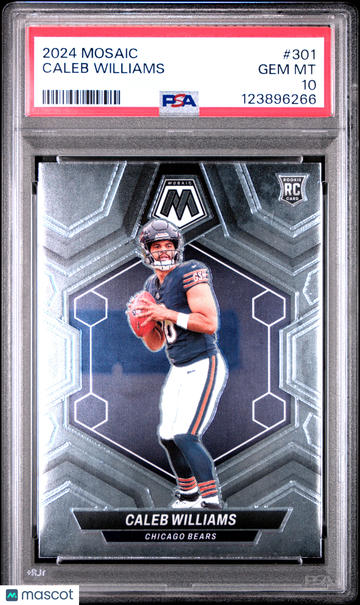 2024 Panini Mosaic Caleb Williams #301 Rookie PSA 10