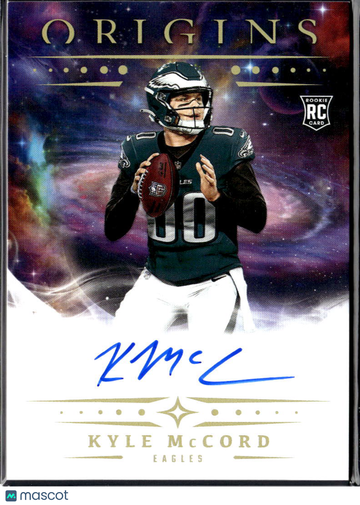 Kyle McCord 2025 Panini Origins RC Auto Philadelphia Eagles