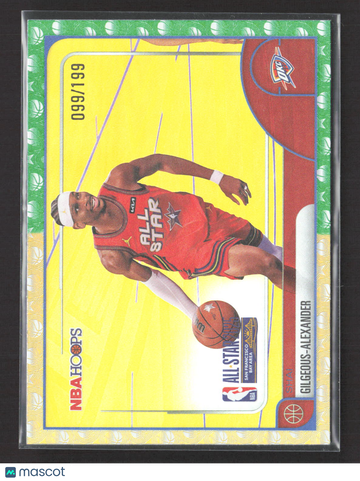 2025 Topps NBA Hoops Shai Gilgeous-Alexander #286 Green /199