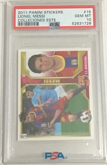 2011 Panini Colleciones Este Lionel Messi PSA 10