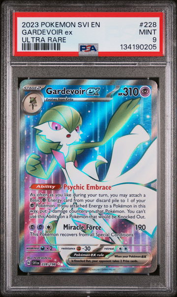 2023 Pokemon Scarlet and Violet Ultra Rare Gardevoir Ex #228 PSA 9