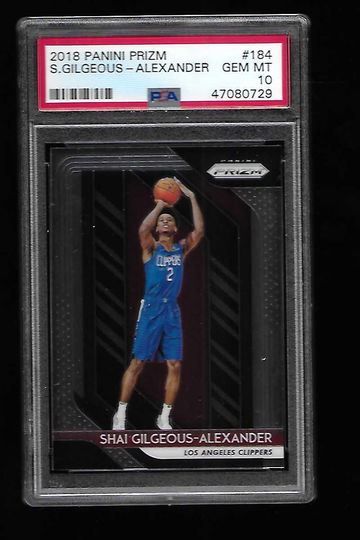 2018 Prizm Shai Gilgeous Alexander