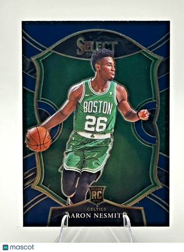 2020-21 Panini Select Blue Prizm Aaron Nesmith #74 Rookie Celtics Basketball Card