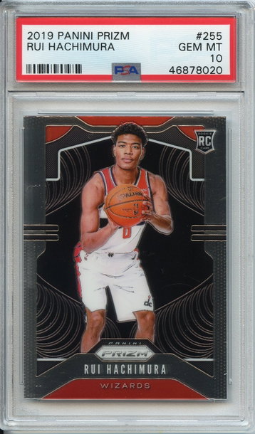 Rui Hachimura Rookie Prizm PSA 10 NEP