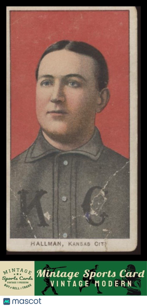1909-11 American Tobacco Company T206 White Border Bill Hallman