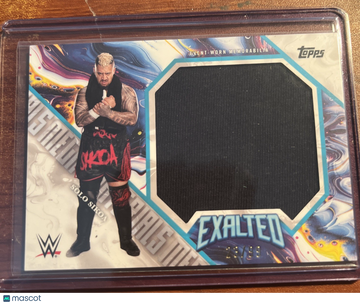 2025 Topps Exalted WWE Solo Sikoa Memorabilia #MM-SS