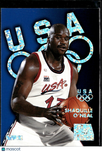 Shaquille O'Neal 1996 SkyBox USA Basketball Holofoil USA Basketball