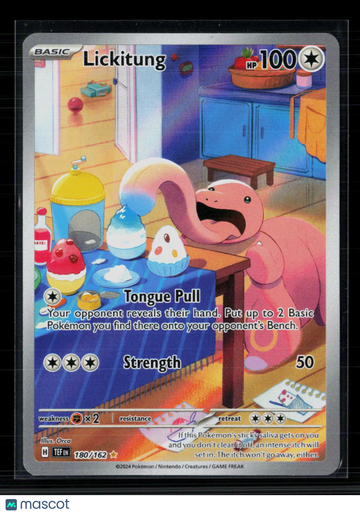 2024 Temporal Forces Lickitung Holo Secret Rare #180/162