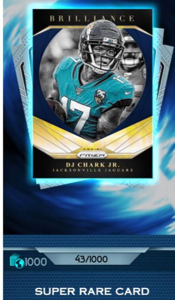 Panini Blitz 2020 Prizm Brilliance DJ Chark /1000