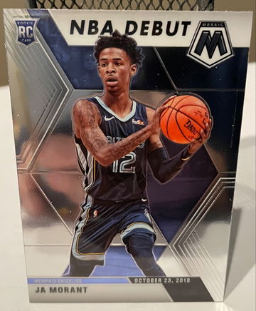 2019-2020 Mosaic NBA Debut Ja Morant Rookie card