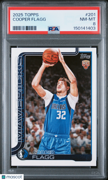 2025 Topps Cooper Flagg #201 PSA 8