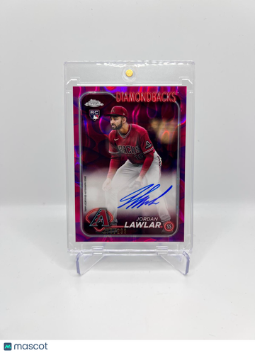 2024 CHROME JORDAN LAWLAR MAGENTA PURPLE LAVA LAMP REFRACTOR AUTO /299 RC