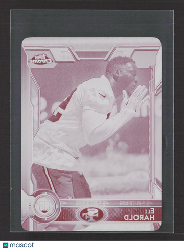 2015 Topps Chrome Mini Eli Harold #158 Magenta Printing Plate /1 Magenta Printing Plate