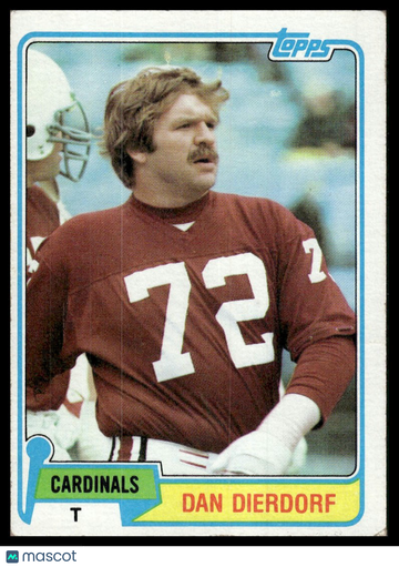 1981 Topps Dan Dierdorf #519