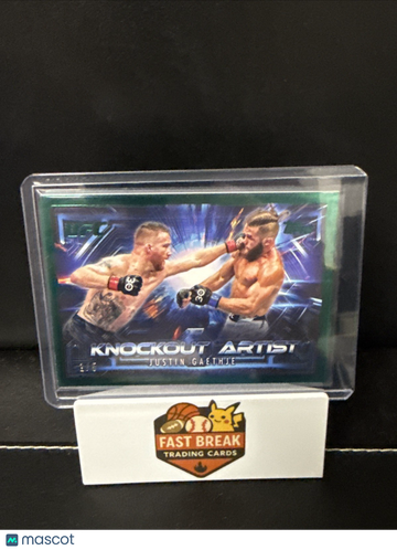 2025 Topps Justin Gaethje #KA-20 Knockout Artist