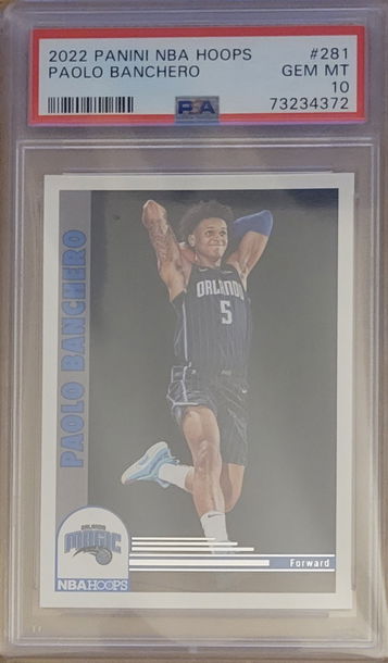 2022 Panini Hoops Paolo Banchero PSA 10