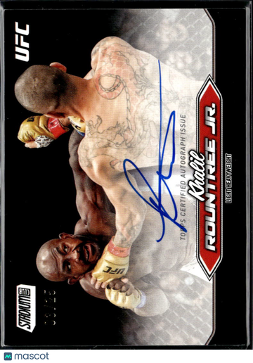 2025 Topps Stadium Club UFC Khalil Rountree Jr. #BCA-KRJ