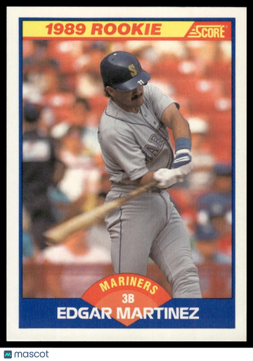 1989 Score Edgar Martinez #637