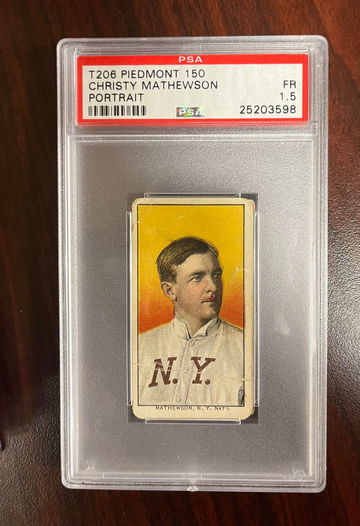 T206 Christy Mathewson Portrait PSA 1.5 Piedmont 150