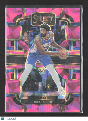 2023 Panini Select Concourse Joel Embiid #4 Pink Prizm 59/99