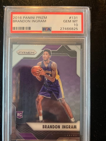 2016 Prizm Brandon Ingram Base PSA 10