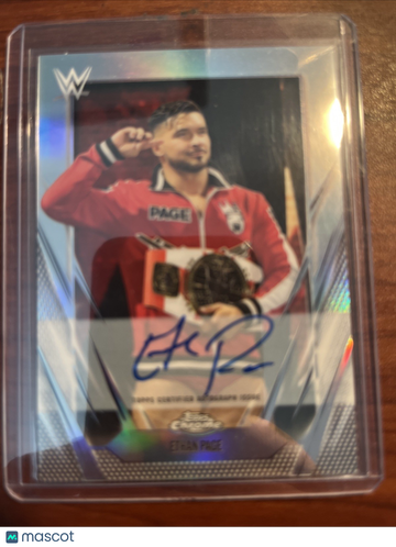 2026 Topps Topps Chrome WWE Wrestling Ethan Page #BCA-ETP Chrome Refractor