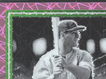 2025 Panini Donruss Optic Prizm Lou Gehrig #55 Pink Velocity