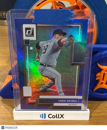 2022 Donruss - Holo Blue Tarik Skubal #92