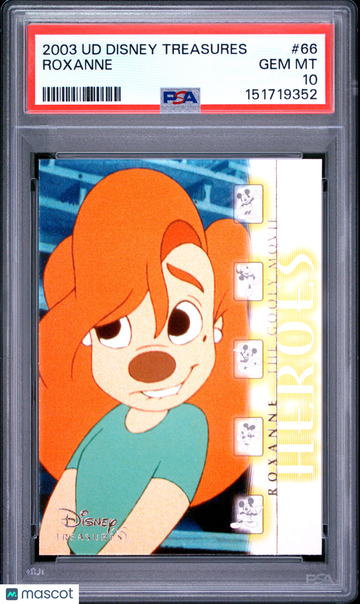 2003 Upper Deck Disney Treasures Roxanne #66 PSA 10