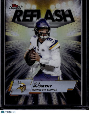 2025 Topps Finest Reflash J.J. McCarthy #RF-4