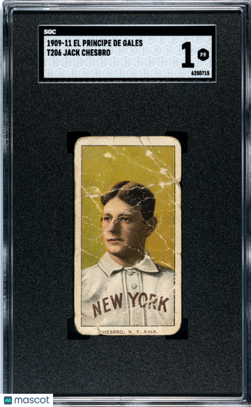 1909-11 El Principe De Gales (T206) Jack Chesbro SGC 1