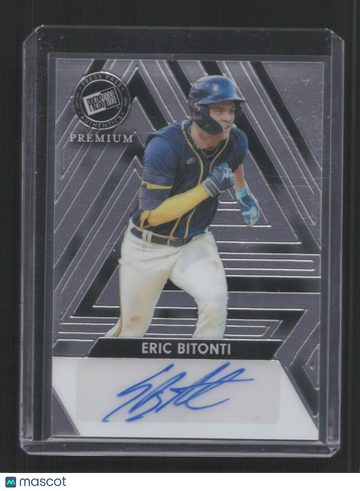 2024 PRESS PASS PREMIUM ERIC BITONTI #BA-EB1 /199 /199 ,SN