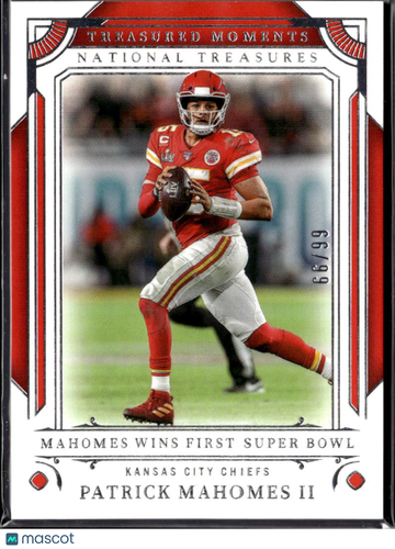 2026 Panini National Treasures Treasured Moments Patrick Mahomes II #TM-PMS /99