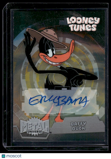 2024 Upper Deck Fleer Retro Looney Tunes Metal Universe Daffy Duck Voice Actor Autograph #MU-46