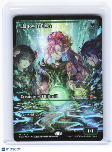 Foundations Llanowar Elves (Showcase) Foil Mythic #0429