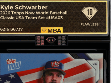 2026 Topps Now World Baseball Classic Kyle Schwarber #USA03 USA Team Set MBA 10