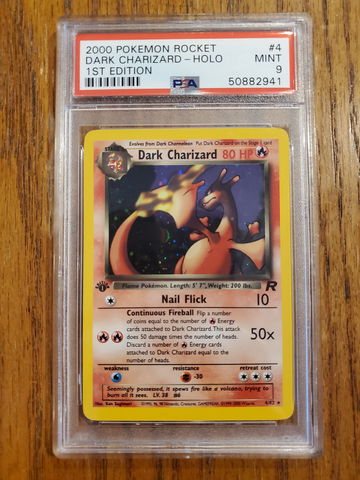 2000 Pokemon Rocket Dark Charizard #4 PSA 9 Holo 1st EDITION 