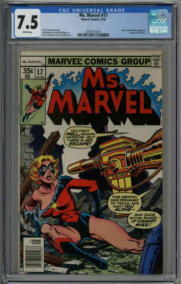 Ms. Marvel 17 CGC 7.5 Mystique Cameo