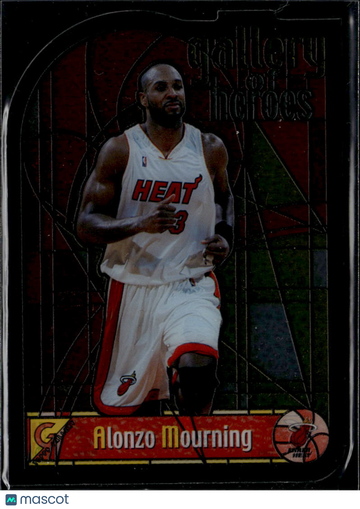 Alonzo Mourning 2000 Topps Gallery Gallery of Heroes Miami Heat