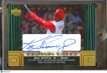 2006 Upper Deck Ovation Curtain Calls Ken Griffey Jr. #CC-KG1