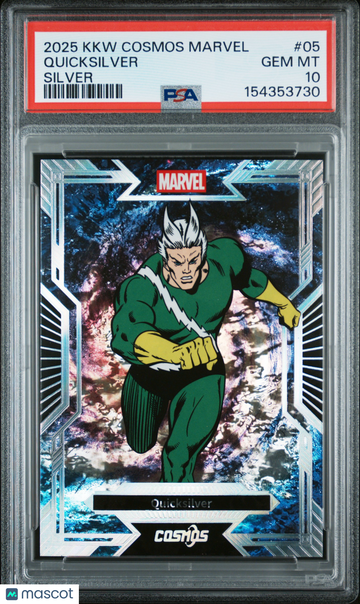 2025 Kakawow Cosmos Marvel Cosmos Silver Quicksilver #05 PSA 10